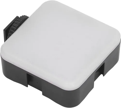Miniatura 2 de VBESTLIFE Luz de relleno LED con orificio de tornillo de 1/4 pulgadas, luz de relleno de cámara portátil, luces LED de fotografía en cámara