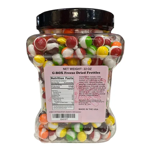 Miniatura 2 de G-BOX 22 OZ de dulces liofilizados Frettles, Premium hecho en EE. UU., delicioso crujiente con sabor a fruta, artículos de tendencia de TikTok