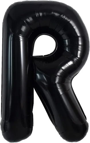 Miniatura 59 de TONIFUL Globos grandes de helio de letras B negras grandes de 40 pulgadas, globos de aluminio Mylar para decoración de suministros de fiesta
