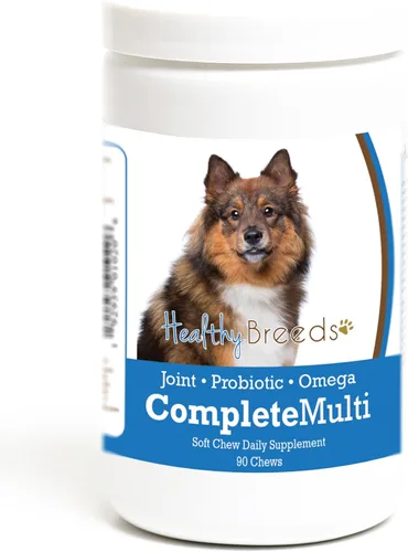 Miniatura 423 de Healthy Breeds Pug todo en uno multivitamínico suave masticable 60