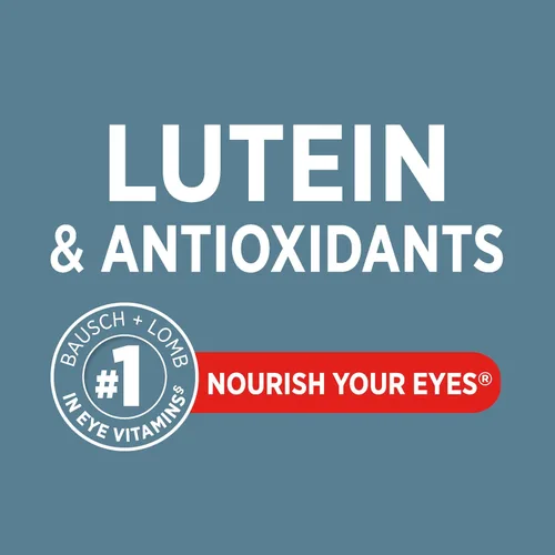 Miniatura 3 de Ocuvite Suplemento de vitamina y mineral para ojos, de Bausch + Lomb, contiene zinc, vitaminas A, C, E y luteína, rosa, tableta, 60