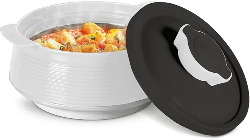 Miniatura 2 de Milton Cacerola para comida caliente, olla caliente de acero inoxidable con aislamiento de doble pared interior con tapa, caja para servir comida