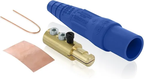 Miniatura 8 de Leviton Nariz cónica serie 16, contacto de enchufe macho, desmontable, conector tipo leva con terminación de tornillo de doble ajuste, 16D24-UE