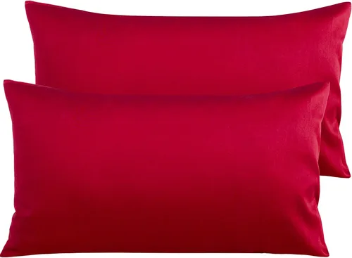 Miniatura 55 de NTBAY Fundas de Almohada de Algodón Egipcio Queen - Juego de 2, Fundas de Almohada de Algodón de 500 Hilos - Fundas de Almohada Suaves y Rosa