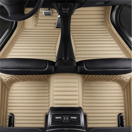 Miniatura 27 de JONGIA Alfombrillas personalizadas para el 98.6 % de los sedanes, deportivos, SUV, rojo y negro, almohadillas de cobertura completa, forro de cuero