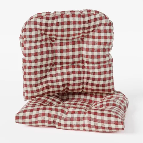 Miniatura 100 de Klear Vu Gripper Overstuffed - Cojines universales antideslizantes para silla de comedor para decoración de cocina o uso de oficina, almohadilla