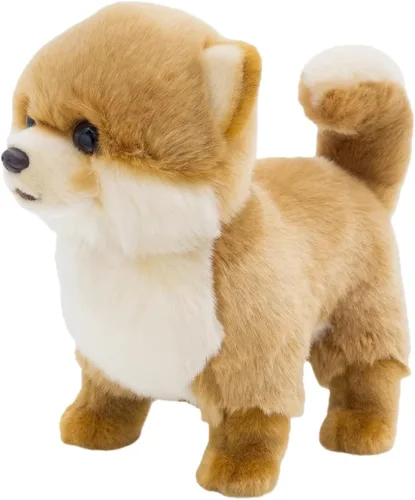 Miniatura 8 de CU-MATE Akita - Juguete de peluche para perro, realista y realista, suave, hecho a mano, para mentir, regalo para niños y niñas