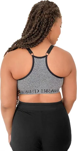 Miniatura 3 de Kindred Bravely Sublime Busty - Brasier deportivo de lactancia y maternidad de bajo impacto para F, G, H, I Cup (terracota ombrado)
