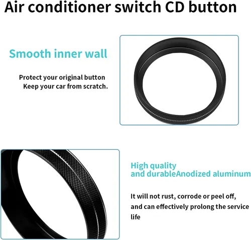 Miniatura 4 de Cubierta de perilla para interruptor de control de clima F150 AC/remolque/4WD/VOL/botón de afinación interior consola central accesorios compatibles