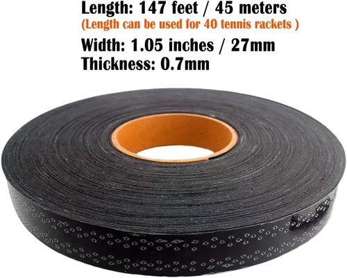 Miniatura 2 de GLL Cinta de agarre súper larga y transpirable, superabsorbente, antideslizante, absorbe el sudor, protección de asas para tenis, bádminton