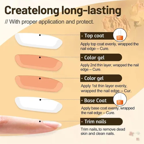 Miniatura 8 de TONITU G · Juego de 6 esmaltes de uñas de gel de gelatina, color rosa pálido, rosa pálido, rosa polvoriento, melocotón, malva, gris topo, kit