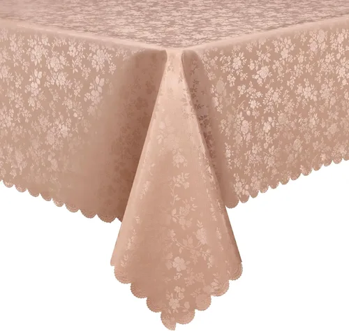 Miniatura 27 de Smiry Mantel cuadrado, mantel de vinilo resistente al agua, lavable, para cocina y comedor (azul bebé, 54 x 54 pulgadas)