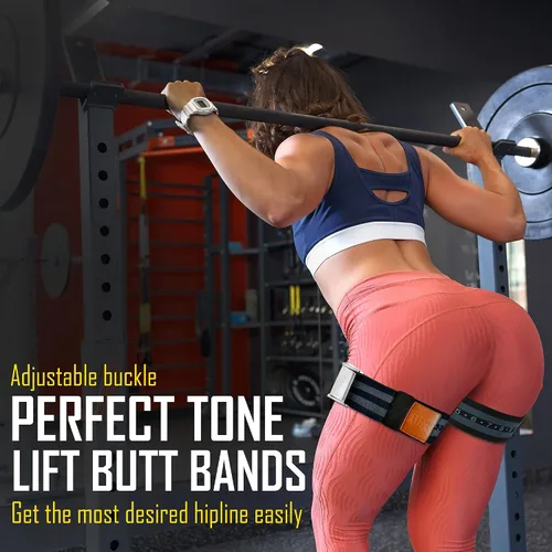 Miniatura 4 de BFR Bands Bandas de restricción de flujo sanguíneo, bandas de glúteos de 2 pulgadas para entrenamiento de glúteos, piernas y muslos, bandas