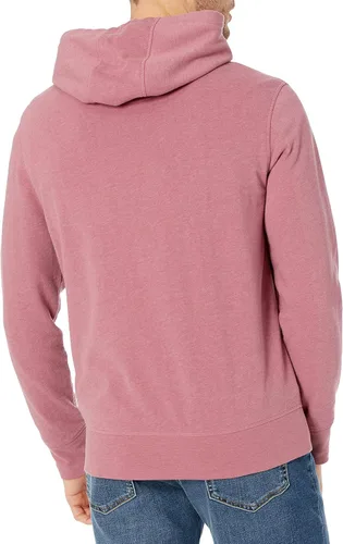 Miniatura 2 de Tienda Essentials Sudadera con capucha ligera de rizo francés con cremallera completa para hombre con ajuste cómodo