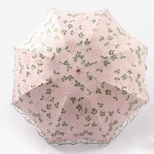 Miniatura 2 de Honeystore - Sombrilla decorativa para boda con bordado hecho a mano diseño de princesa
