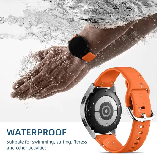 Miniatura 4 de DaQin Paquete de 10 correas compatibles con Samsung Galaxy Watch 7/6/5/4 1.575 in 1.732 in/Watch 6 Classic 1.693 in 1.850 in/Watch 5 Pro 1.772