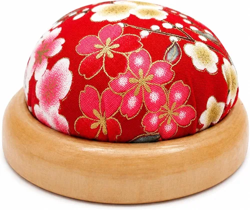 Miniatura 8 de ChezMax Soporte de alfiler de lentejuelas con base de madera, soporte para agujas de coser, soporte de clip hecho a mano, accesorios de costura