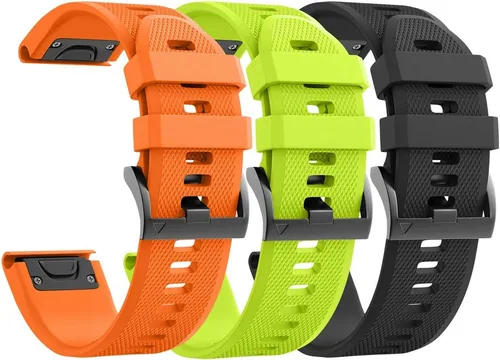 Miniatura 15 de ANCOOL para Banda de reloj Fenix 5/6/7 de 22mm de silicona suave Compatible con Garmin Fenix 5 Plus/6 Pro/8 47mm/7 Pro/Approach S60/S62