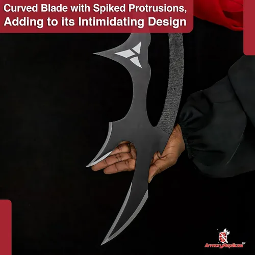 Miniatura 6 de Armory Replicas™ - Star Sword of Kahless Bat'Leth - Hoja de acero al carbono, envoltura de mango de nailon