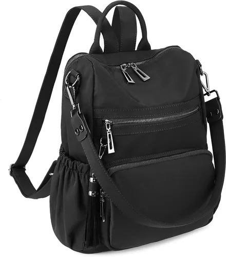 Miniatura 31 de Uromee Mochila de Viaje Monedero para Mujeres Cuero Vegano Damas Moda Borla Bolsa de Hombro Convertible, Grande, Mochilas Daypack