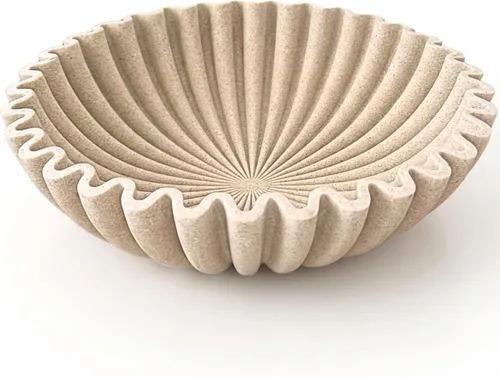 OAKOA Cuenco decorativo grande para decoración del hogar, decoración de cuenco para bolso, cuenco para llaves para mesa de entrada, cuenco de mesa
