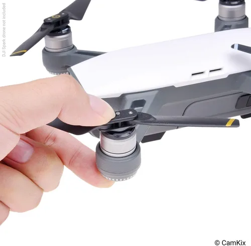 Miniatura 6 de CamKix Hélices de repuesto para DJI Spark, 2 juegos (8 cuchillas), con práctica caja de almacenamiento, alas plegables de liberación rápida, diseño