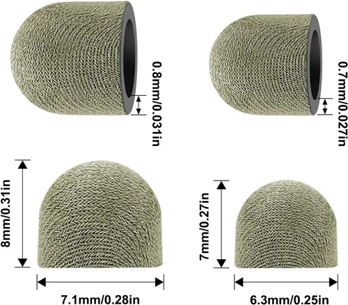 Miniatura 2 de Bopomofo Puntas de Malla de Fibra de Repuesto para Lápices Stylus - 10 Piezas Puntas de Stylus, Puntas de Lápiz Stylus, Puntas de Repuesto de Punta