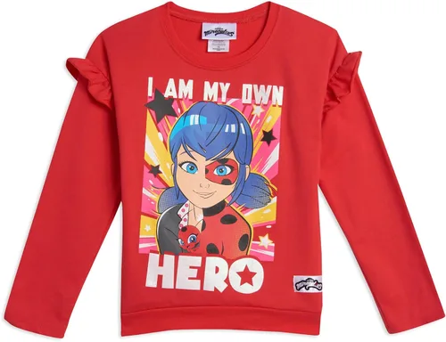 Miniatura 2 de Miraculous Ladybug Ruffled High Low T-Shirt & French Terry Pant Set