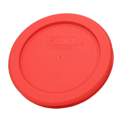 Pyrex 7202-PC 1 taza roja tapa de repuesto para almacenamiento de alimentos, fabricada en Estados Unidos