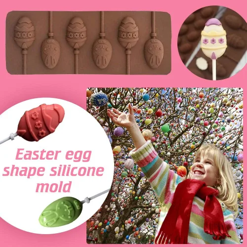 Miniatura 6 de 2 moldes de silicona para árbol de Navidad, 6 cavidades antiadherentes para árbol de Navidad, moldes para pastel de chocolate, para hacer dulces