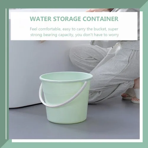 Miniatura 9 de Cubo Contenedor de agua de plástico Contenedor de almacenamiento de Verde