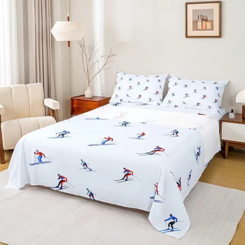Miniatura 9 de Juego de sábanas temáticas de animación y cerveza, tamaño individual, juego de ropa de cama de 3 piezas con diseño de taza de cerveza de dibujos