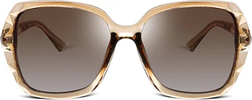 Miniatura 9 de FEISEDY - gafas de sol polarizadas para mujer, marco compuesto brillante B2289