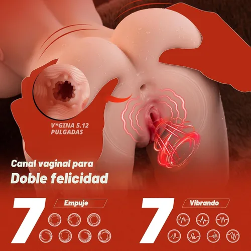 Miniatura 6 de Sexpower Aplicación de reconocimiento de video AI de 28 libras, control remoto, muñecas sexuales realistas para hombres, juguetes sexuales realistas