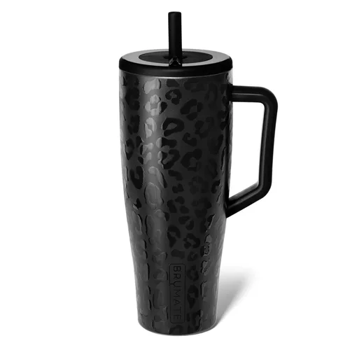 Miniatura 20 de BrüMate Era Vaso térmico con asa y pajilla, 40 onzas, 100% a prueba de fugas, con tapa, hecho de acero inoxidable, base apta para portavasos, moca