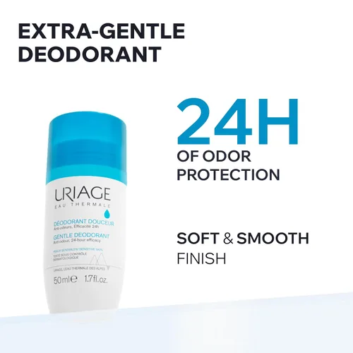 Miniatura 2 de URIAGE Desodorante sin aluminio 24 horas 1.7 onzas líquidas Suave protección enrollable para el exceso de sudor de axilas Hombres y mujeres