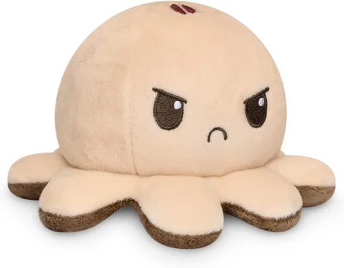 Miniatura 26 de TeeTurtle - El Peluche de Pulpo Reversible Original - Azul Claro + Azul Oscuro - Lindos Animales de Peluche Sensoriales Fidget Que Muestran Tu