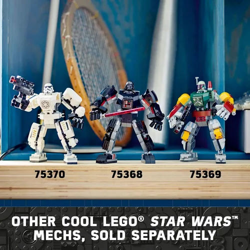 Miniatura 6 de LEGO Star Wars Stormtrooper Mech 75370 Star Wars coleccionable para niños, esta figura de acción de Star Wars para construir cuenta con una cabina