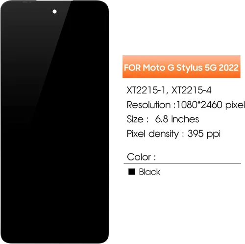 Miniatura 2 de Motorola Moto G Stylus 5G 2022 Reemplazo de pantalla - Pantalla LCD para Moto XT2215, XT2215-4, XT2215DL - Piezas de reparación del ensamblaje