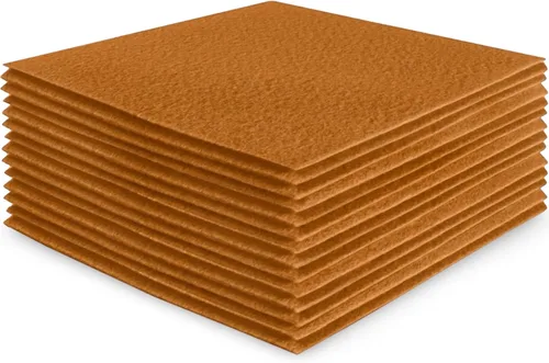 Miniatura 87 de FabricLA Hojas de fieltro acrílico para manualidades, cuadrados de fieltro precortados suaves de 4 x 4 pulgadas (3.9 in x 3.9 in), utiliza hojas