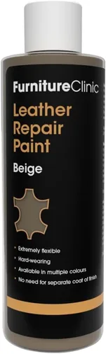 Miniatura 25 de Furniture Clinic Pintura y tinte para reparación de cuero, colorante autosellante para una reparación rápida y fácil del cuero, adecuado para sofás