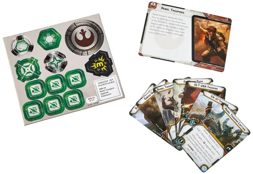 Miniatura 3 de Legion, juego de Star Wars, expansión Rebel Troopers Upgrade (actualización de soldados rebeldes), juego de batallas para dos jugadores, juego