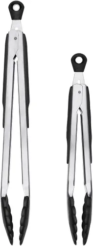 OXO Juego de pinzas Good Grips de 2 piezas con cabezales de nailon