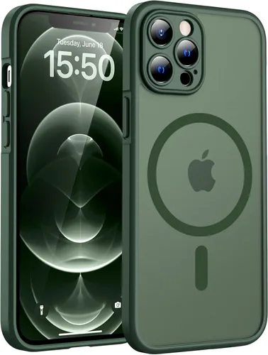 Miniatura 133 de TOCOL Funda magnética 3 en 1 para iPhone 14 Pro, mejorada [protección completa de cámara] con 2 protectores de pantalla, funda de grado militar Azul