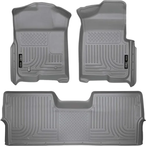 Miniatura 11 de Husky Liners Weatherbeater Alfombrillas Se adapta solo a Ford F-150 SUPERCAB 2009-2014 2ª fila, 1 pieza negro - 19351