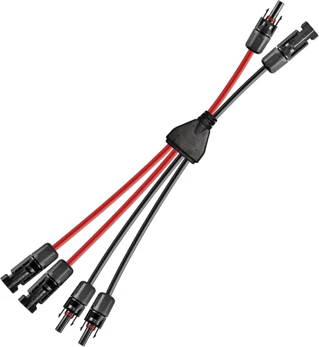 Miniatura 15 de Conector solar Y, cable paralelo de rama en Y, adaptador de conector solar 1 a 2 macho hembra, 10AWG 45A impermeable IP68 40CM cable, para paneles