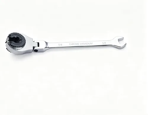 Miniatura 11 de FLZOSPER - Llave de engranajes de cabeza flexible de 15 mm, llave de combinación de trinquete métrica