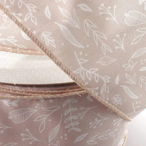 Miniatura 2 de Ribbon Traditions Cinta con alambre de ramitas verdes beige 2 1/2" x 10 yardas