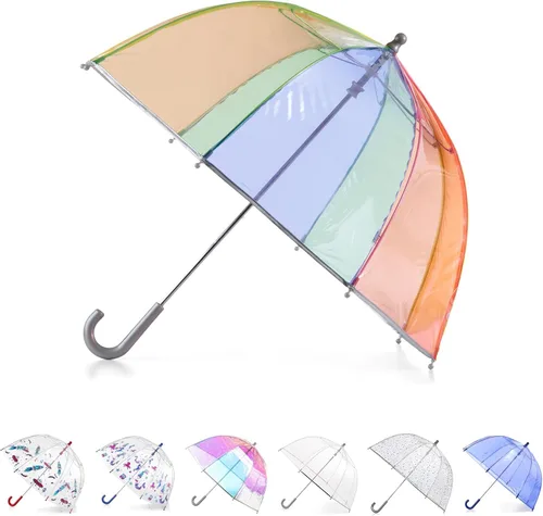 Miniatura 19 de Totes- Paraguas de burbujas transparente para niños con mango de fácil agarre), 2236N53