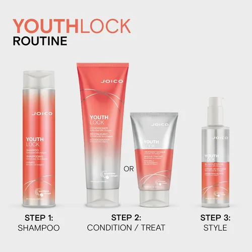 Miniatura 8 de Joico YouthLock Shampoo and Conditioner Formulated With Collagen Youthful Body & Bounce Reduce Breakage & Frizz Soften & Detangle Hair Boost